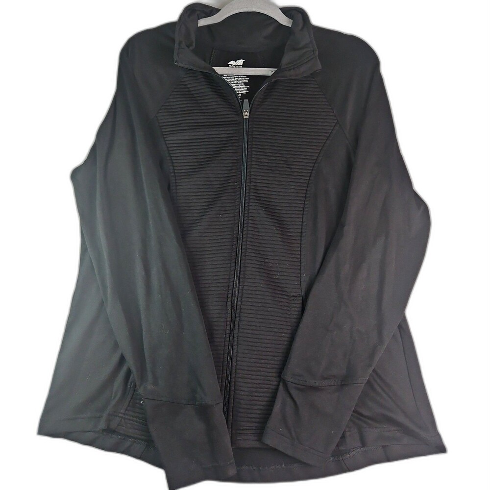 Women's Avia Lightweight Athletic Jacket Black XL